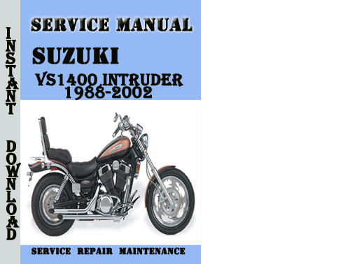 Suzuki Vs 1400 Intruder Owners Manual
